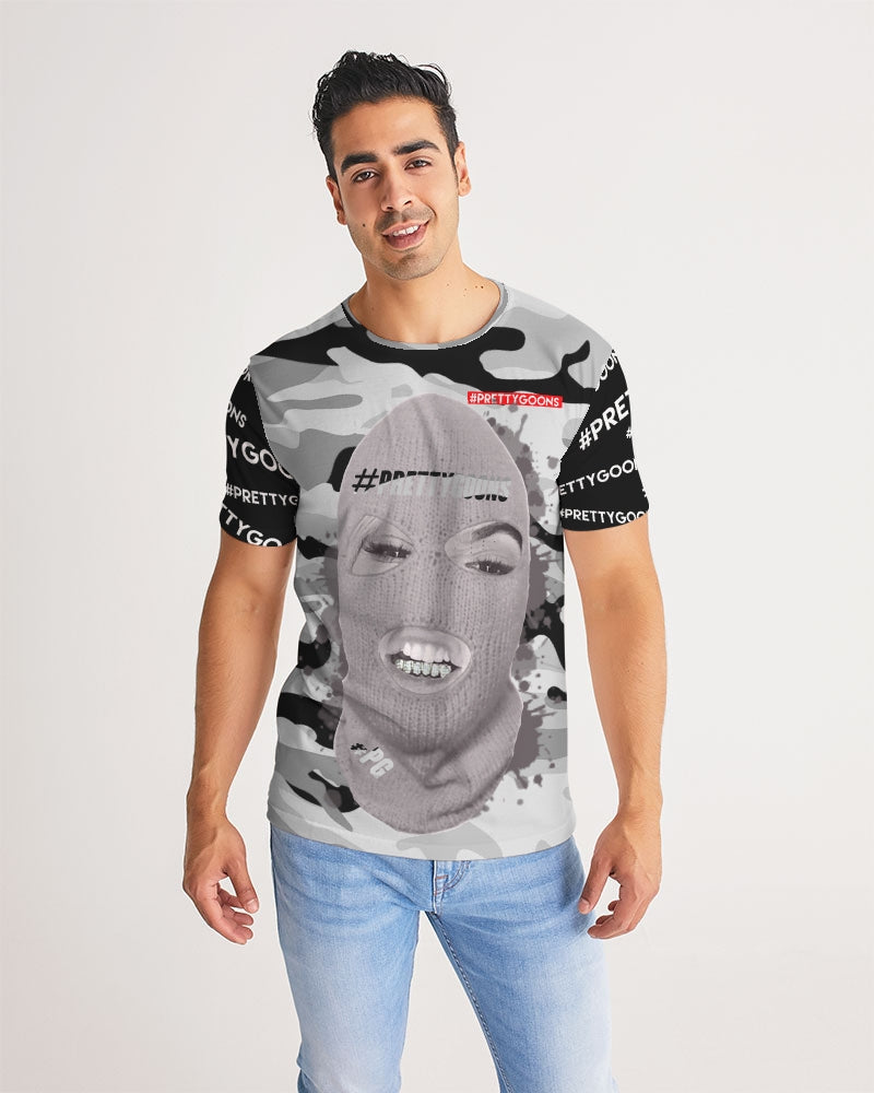 PRETTY GOONS GREY CAMO Men's Tee