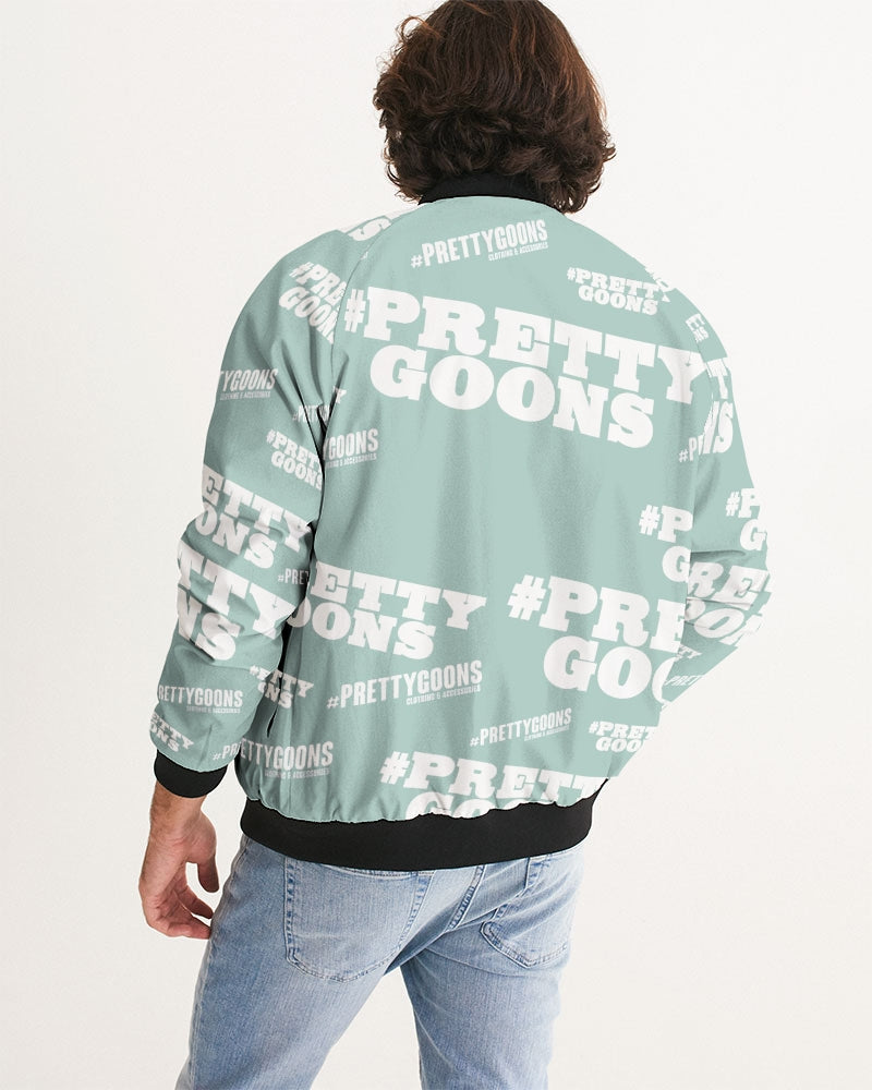 Pretty Goons Duped Mint Green Men's Bomber Jacket