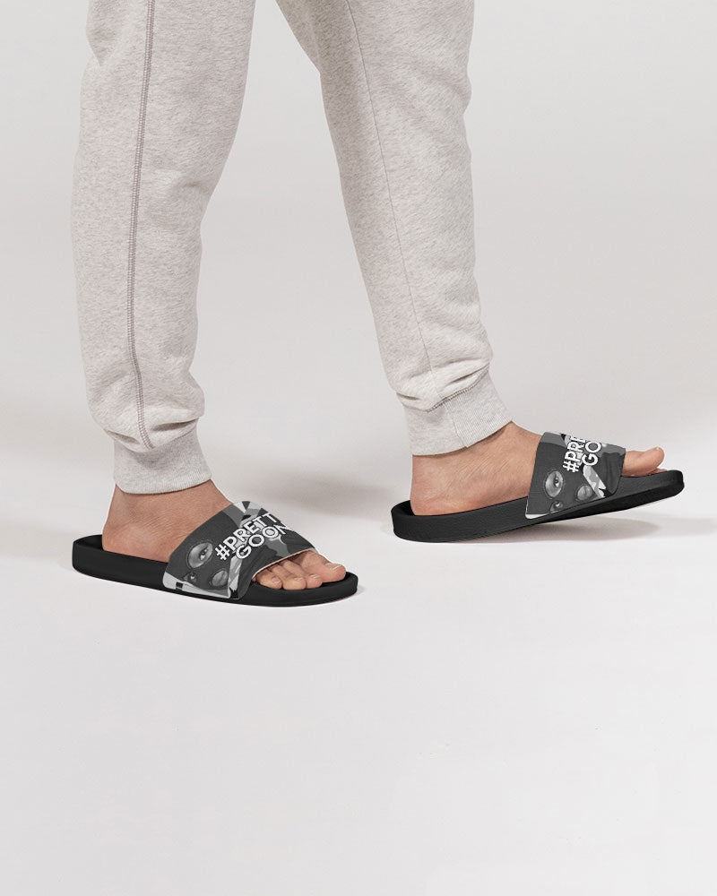 PRETTY GOONS GREY CAMO Men's Slide Sandal