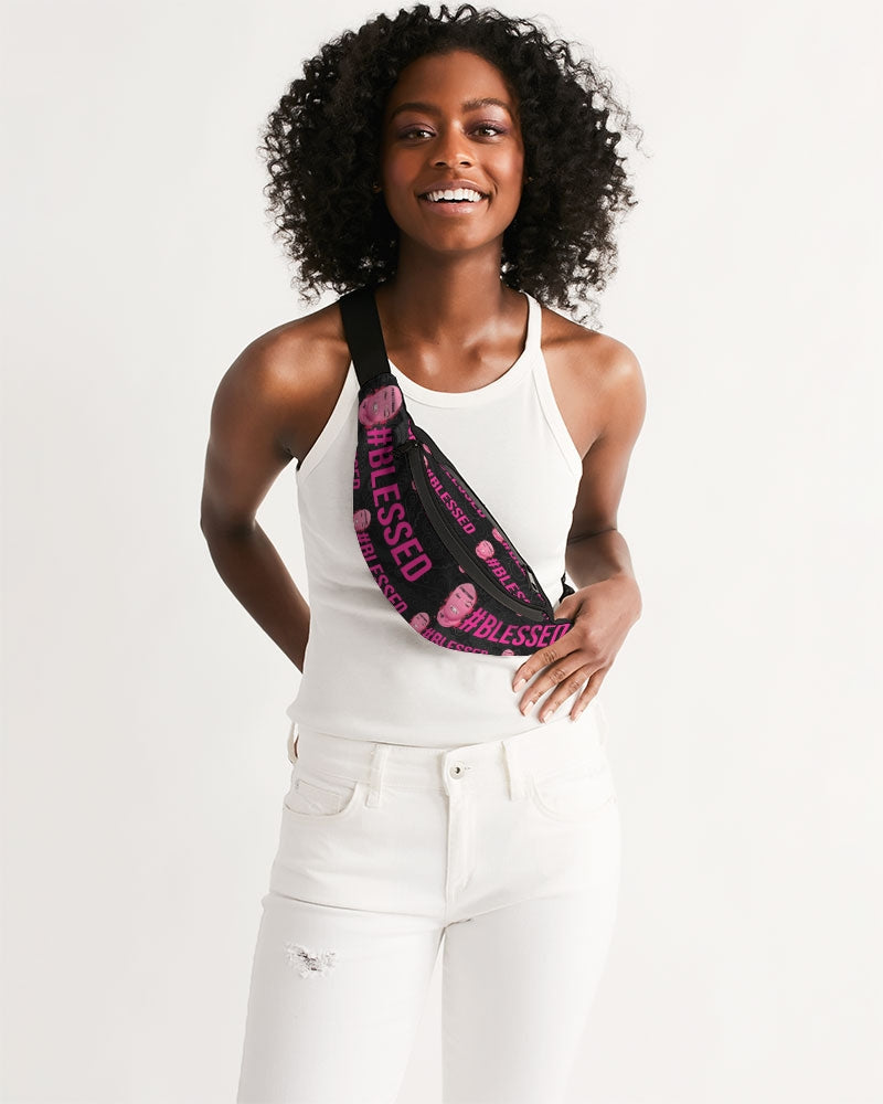 Pretty Goons - #Blessed Black Crossbody Sling Bag