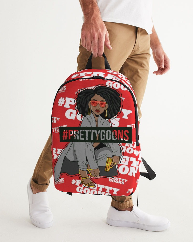 Pretty Goons Duped Red Large Backpack