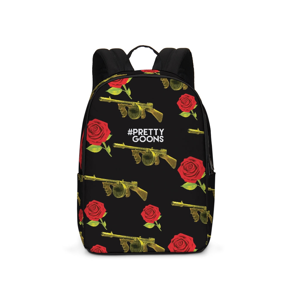 PG Guns & Roses Yellow rRed Large Backpack