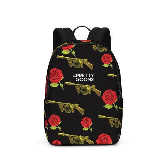 PG Guns & Roses Yellow rRed Large Backpack