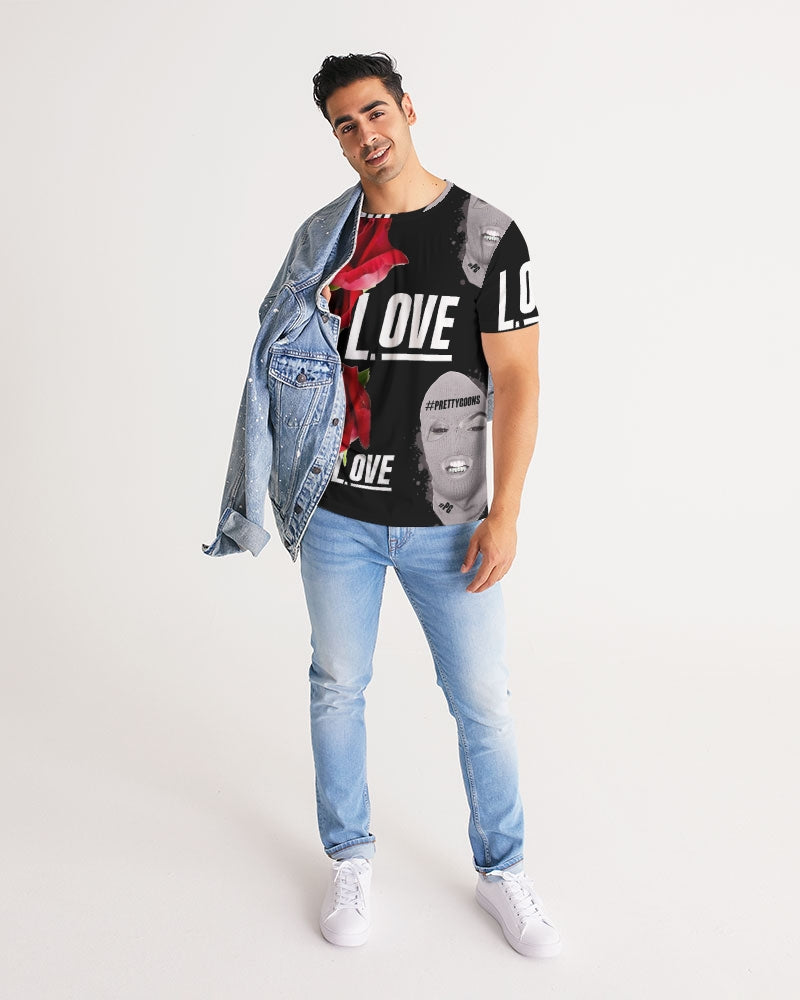 Love BLACK Men's Tee ROSE