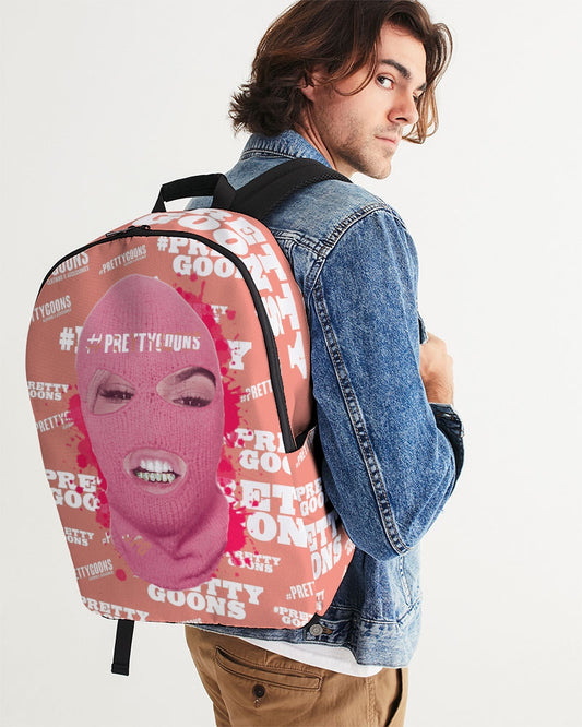 Pretty Goons Dups Salmon Large Backpack
