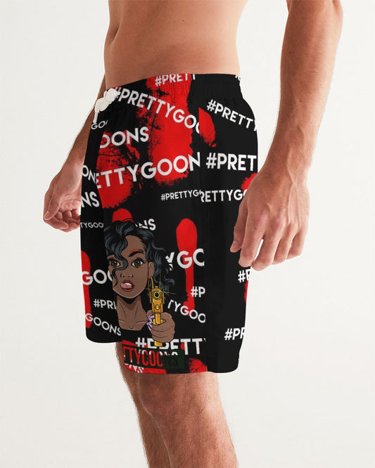 HIGH FIVE RED Men's Swim Trunk