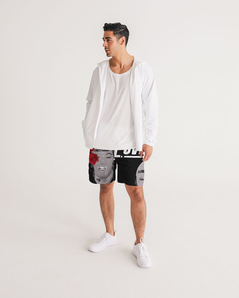 Love BLACK Men's Jogger Shorts ROSE