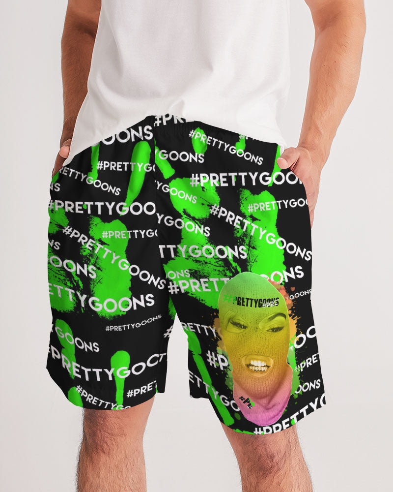 HIGH FIVE LIME Men's Jogger Shorts