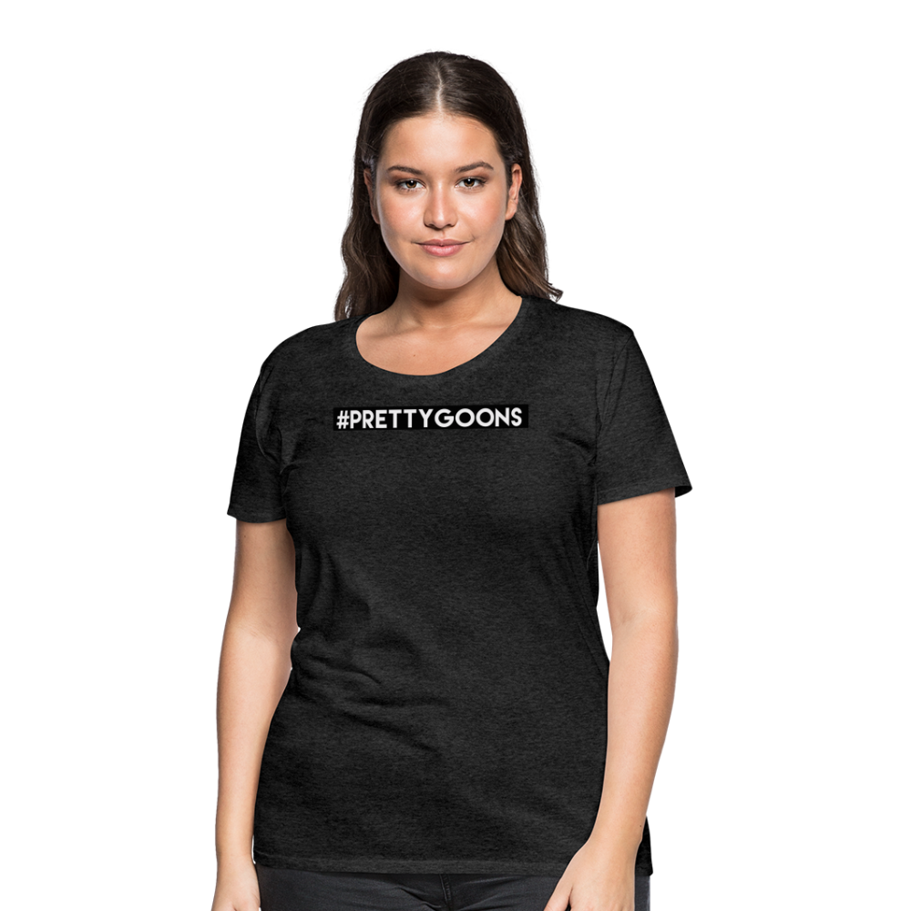 PRETTY GOONS HASHTAG SUP Women’s Premium T-Shirt - charcoal grey