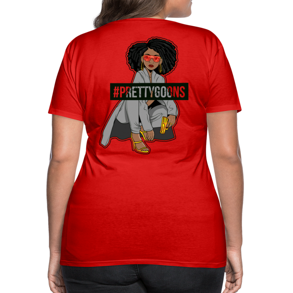 PRETTY GOONS HASHTAG SUP Women’s Premium T-Shirt - red