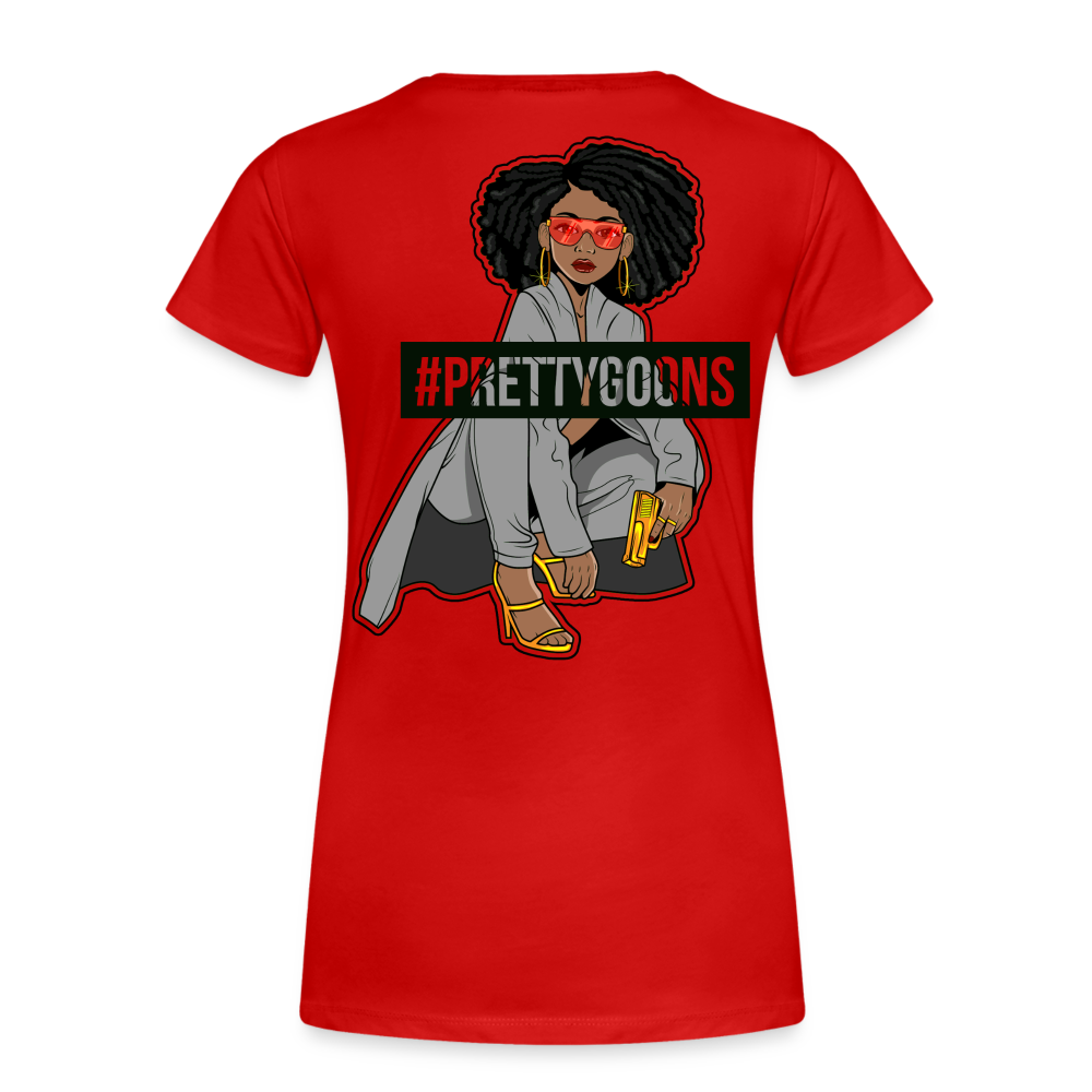 PRETTY GOONS HASHTAG SUP Women’s Premium T-Shirt - red