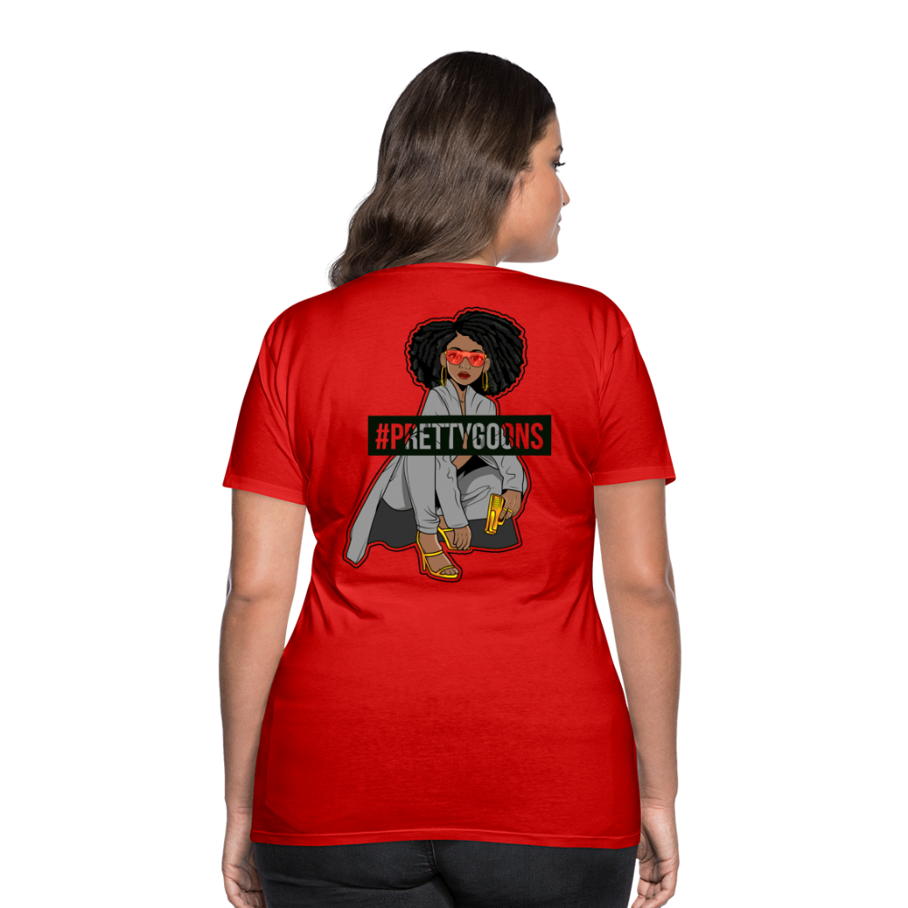 PRETTY GOONS HASHTAG SUP Women’s Premium T-Shirt - red