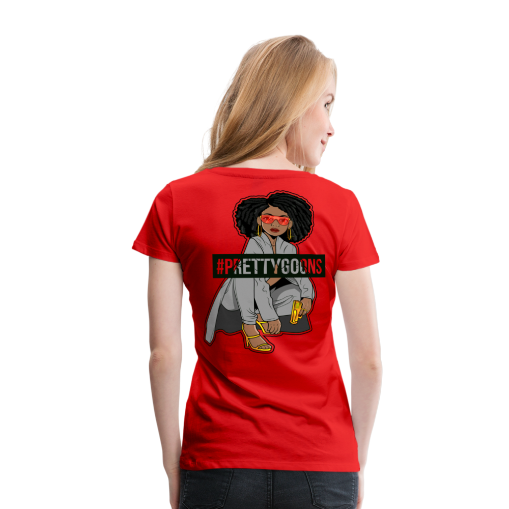 PRETTY GOONS HASHTAG SUP Women’s Premium T-Shirt - red