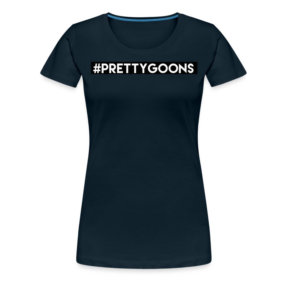 PRETTY GOONS PANTHER Women’s Premium T-Shirt - deep navy