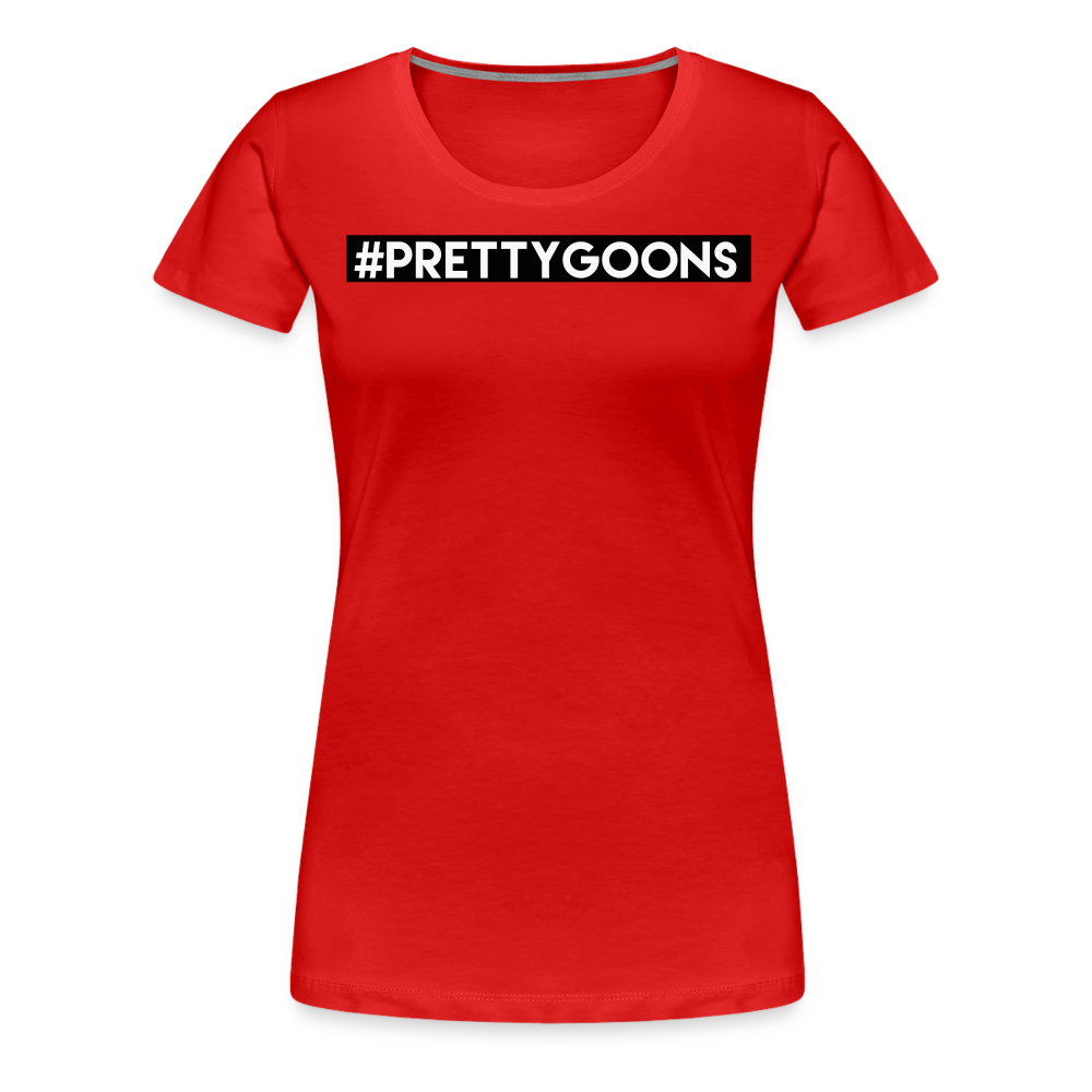 PRETTY GOONS PANTHER Women’s Premium T-Shirt - red