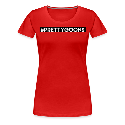 PRETTY GOONS PANTHER Women’s Premium T-Shirt - red