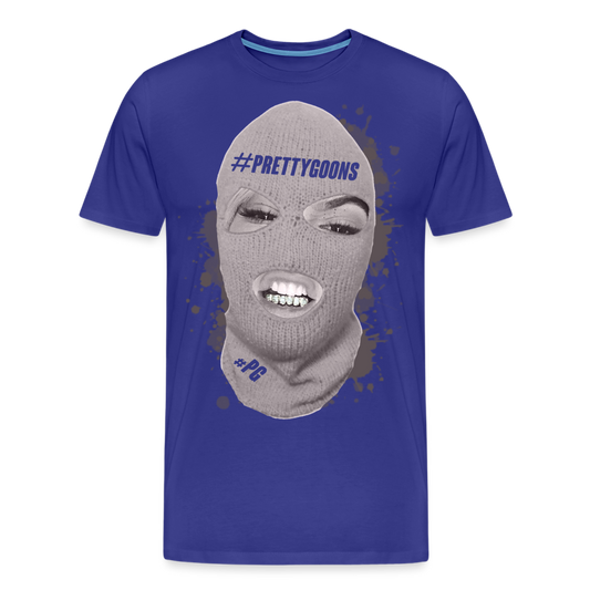 PRETTY GOONS BIG SKI MASK Men's Premium T-Shirt - royal blue