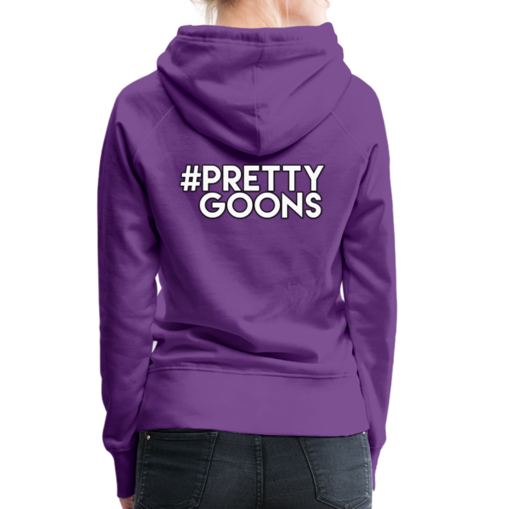 Women’s Premium Hoodie Ski Mask Logo - purple