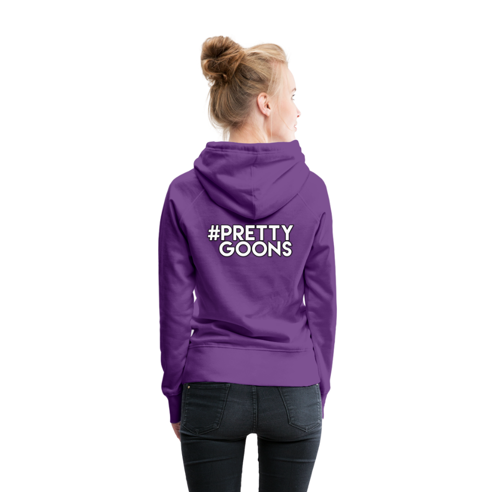 Women’s Premium Hoodie Ski Mask Logo - purple