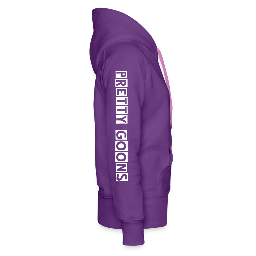 Women’s Premium Hoodie Ski Mask Logo - purple
