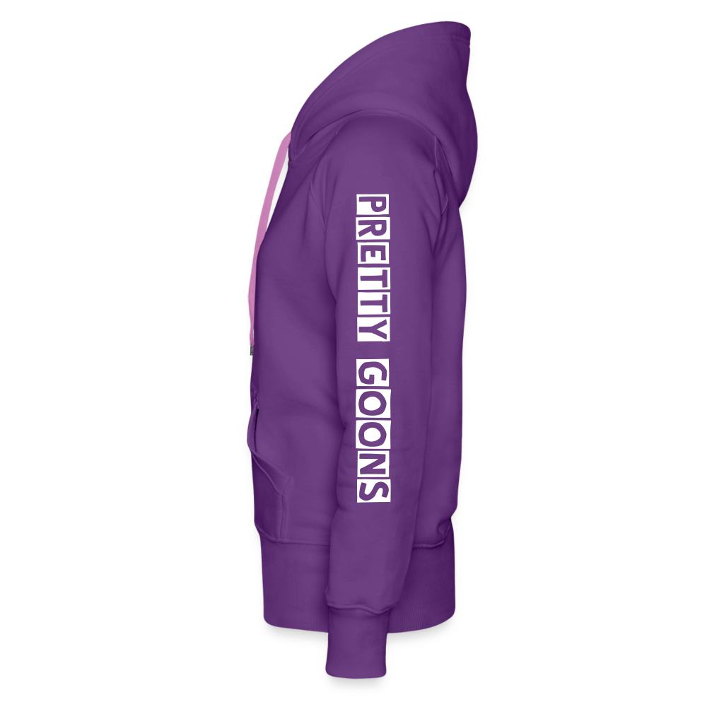 Women’s Premium Hoodie Ski Mask Logo - purple