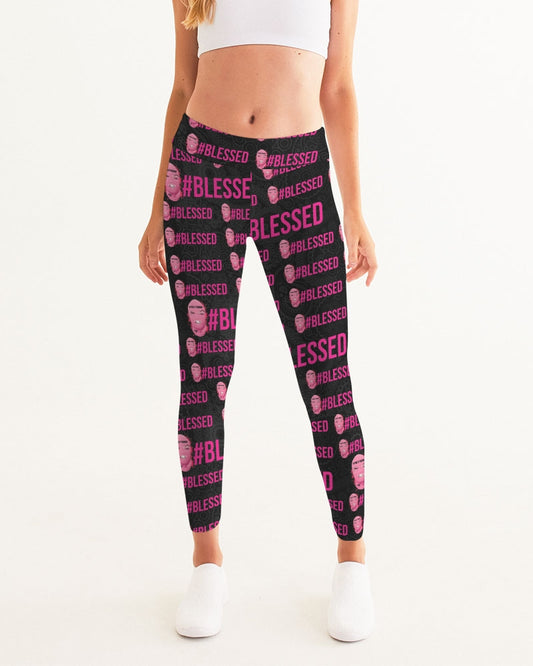 Pretty Goons - #Blessed Black Women's Yoga Pants