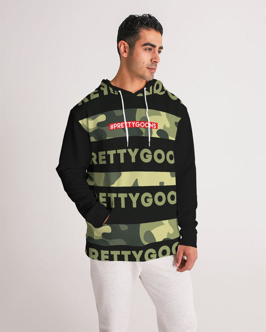 Pretty Goons GREEN Camo Men's Hoodie