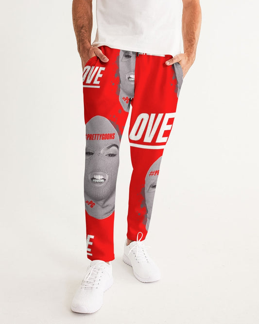 Pretty Goons RED Love  Men's Joggers