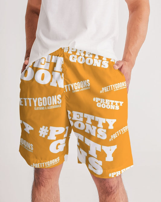 Pretty Goons Duped Orange Men's Jogger Shorts