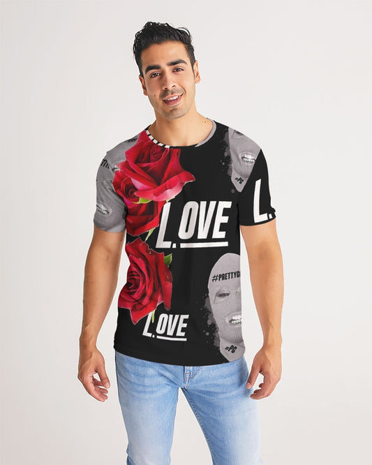 Love BLACK Men's Tee ROSE