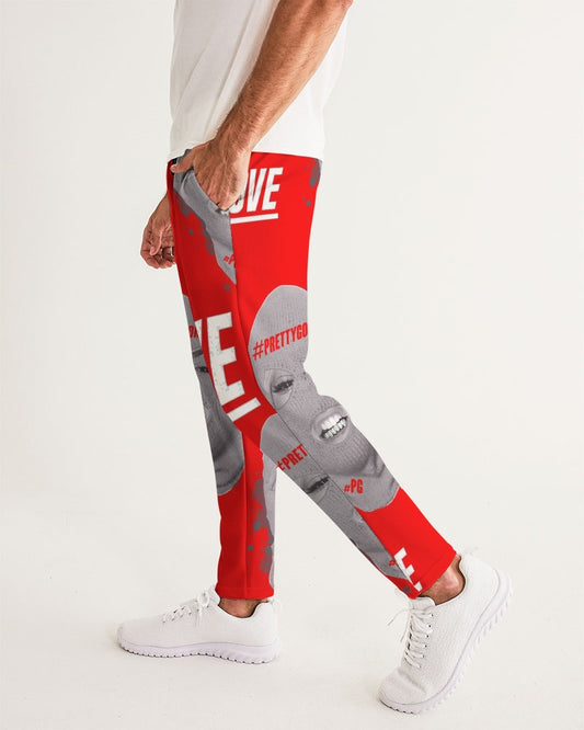 Pretty Goons RED Love  Men's Joggers