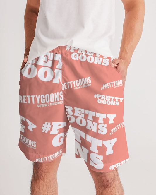 Pretty Goons Dups Salmon Men's Jogger Shorts