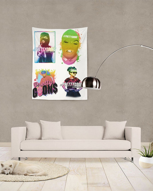 Pretty Goons Rainbow Guns Tapestry 60"x80"