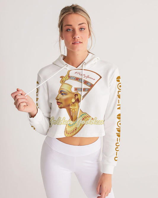 Golden Goddesses Part II Women's Cropped Hoodie