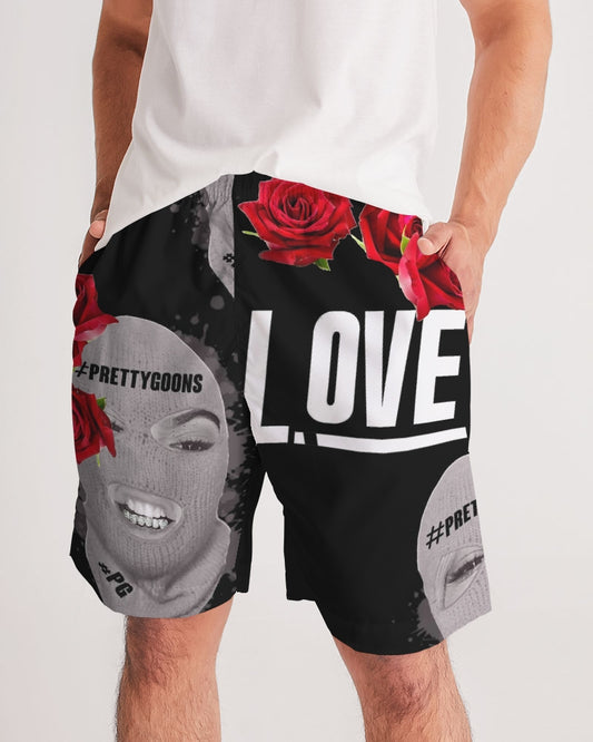 Love BLACK Men's Jogger Shorts ROSE